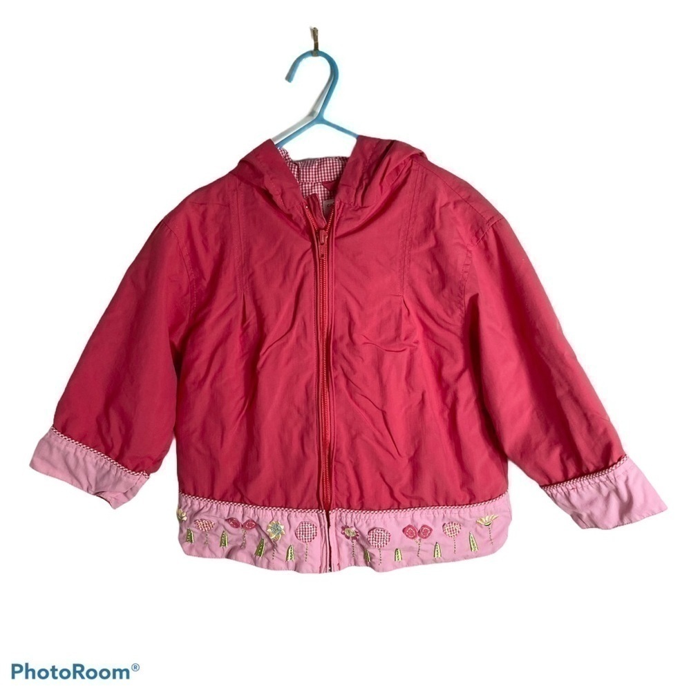 Carter’s Spring Jacket Sz 3T Pink Full Zip Hooded